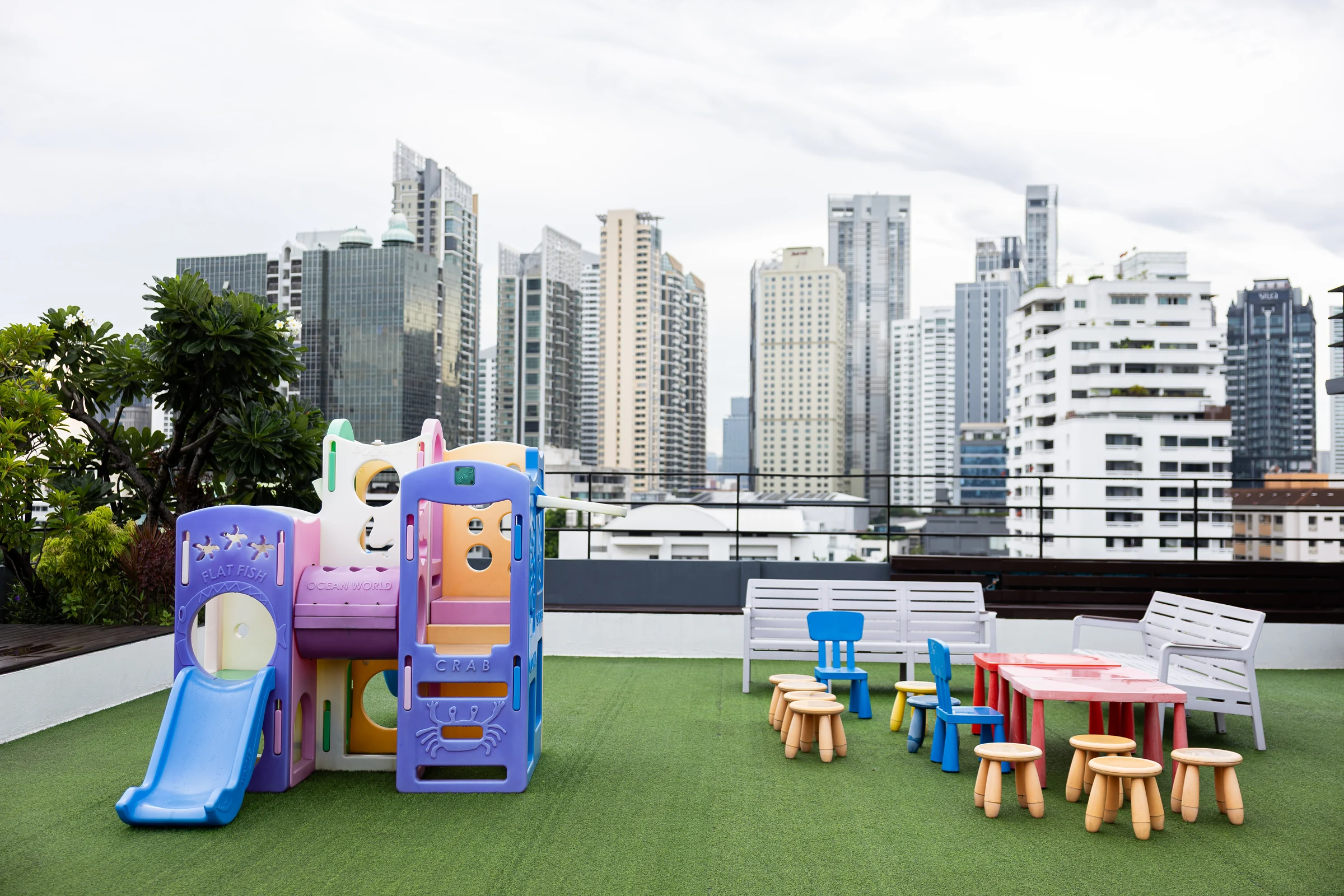 Rooftop play area